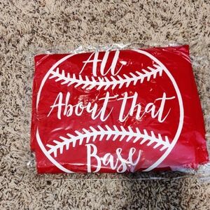 Red Baseball Graphic Tee